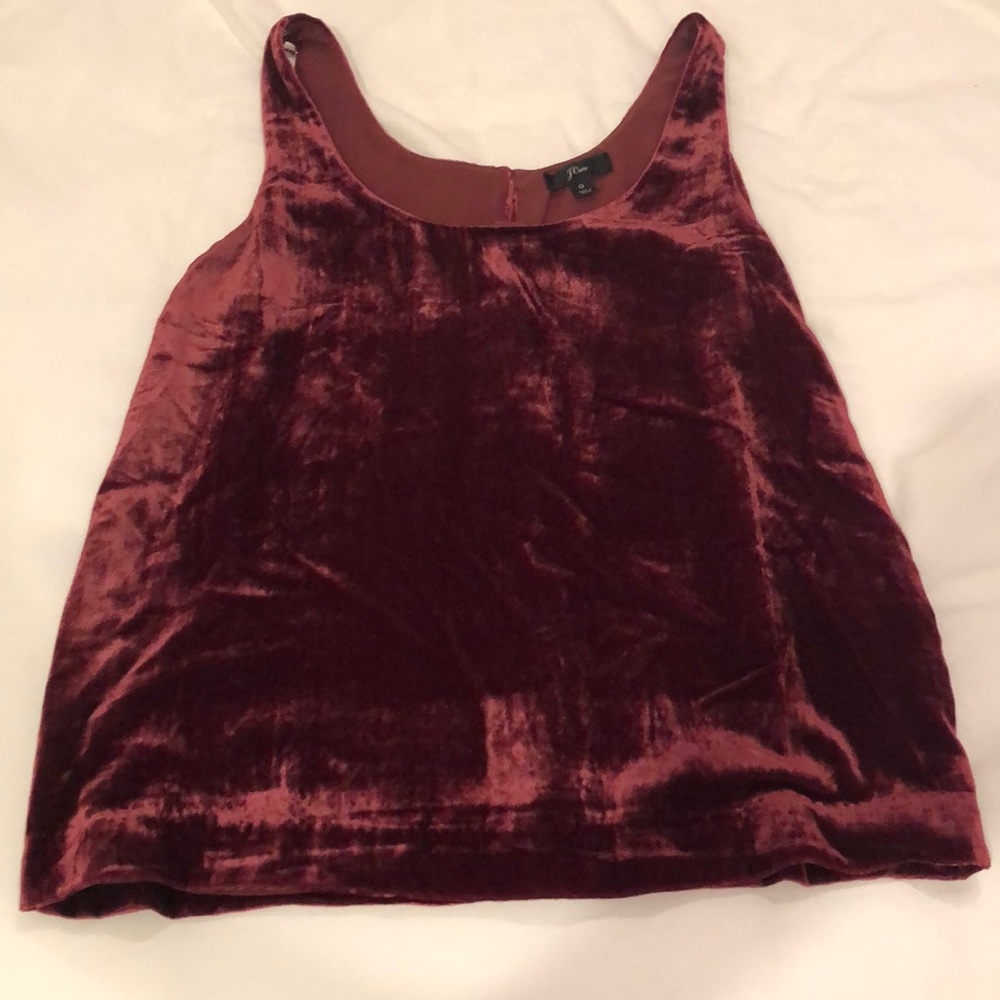Velvet red tank
